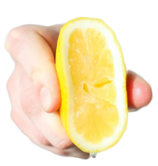 image citron pressé, nos clients ne sont pas des citrons à presser